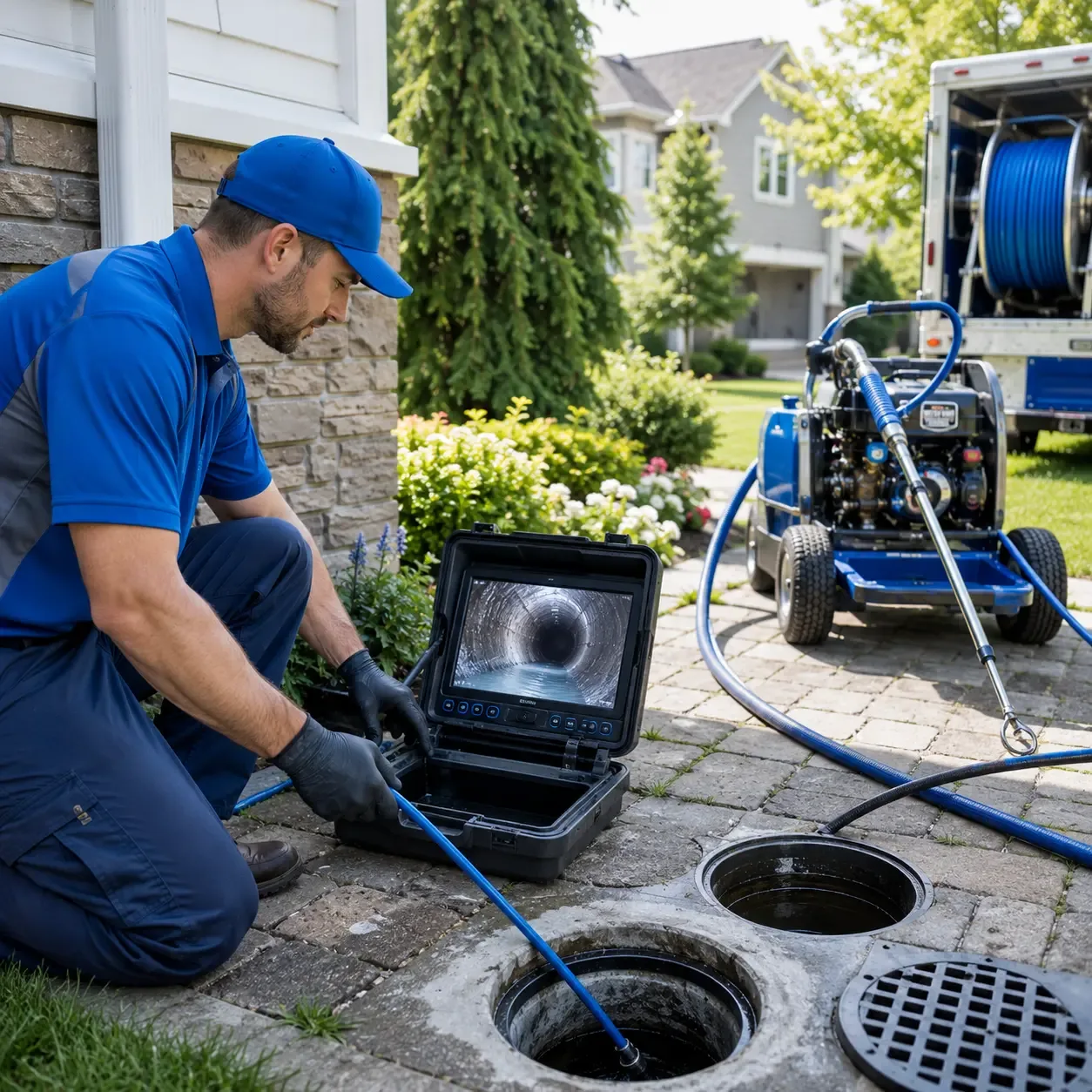 Outdoor drain cleaning professionals serving Valyermo, CA
